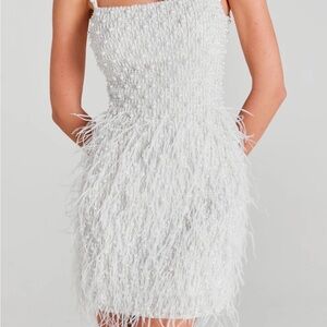 NADINE MERABI Carrie White Dress